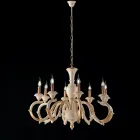Wooden Chandelier Made in Italy for Interior Decorating - Florence Viadurini