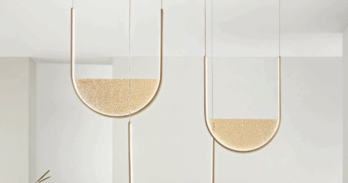 Metal chandelier with removable glass insert