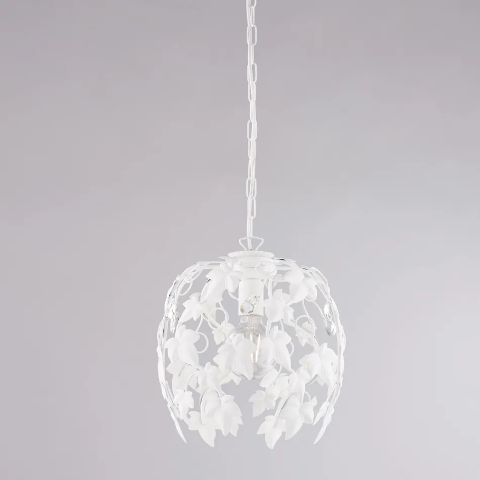 Metal Chandelier with Crystal Pendants for Elegant Interiors – Orchidea Viadurini