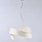 Asteroide: A black metal and glass chandelier for modern spaces. Viadurini