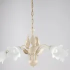 Metal and glass chandelier to illuminate refined interiors – Sirio Viadurini