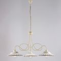 3-Light Ceramic Metal Chandelier for Indoor Use - Polaris