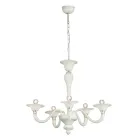 Classic Style Hand Blown Venetian Glass Chandelier - Demetra Viadurini