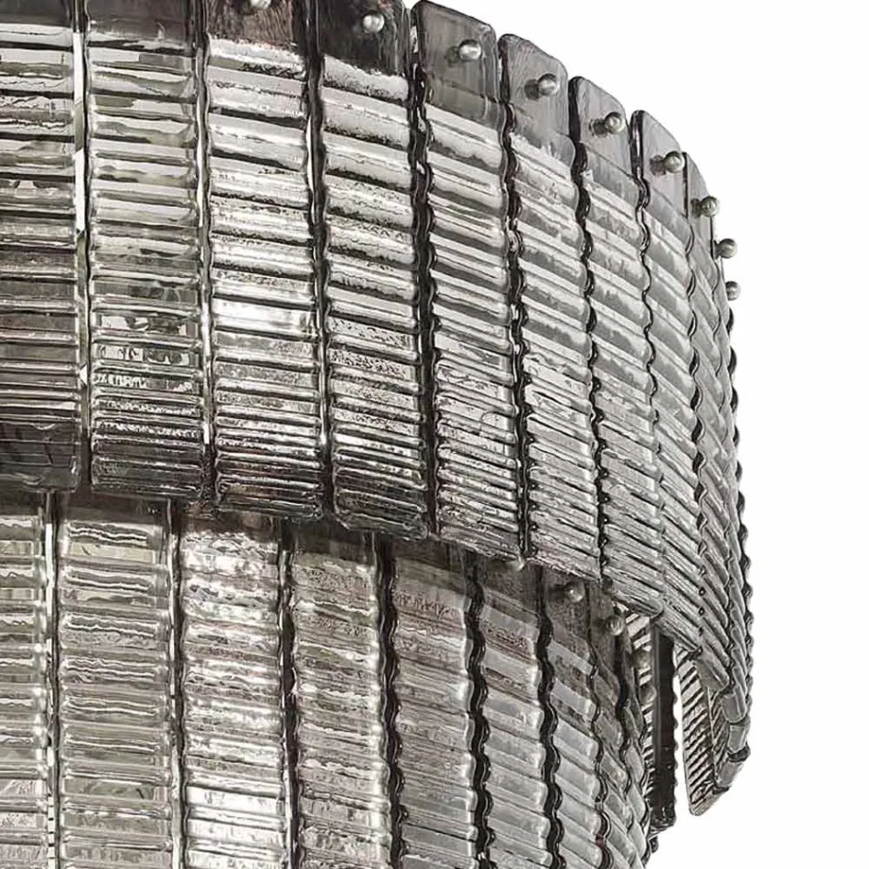 Modern Chandelier 12 Lights in Italian Luxury Handcrafted Glass - Valadier Viadurini