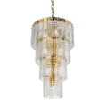 Modern Chandelier 12 Lights in Italian Luxury Handcrafted Glass - Valadier