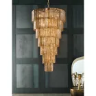 Modern Chandelier 36 Lights in Italian Luxury Handcrafted Glass - Valadier Viadurini
