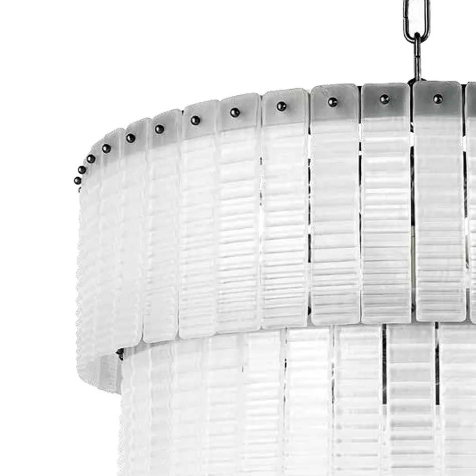 Modern Chandelier 36 Lights in Italian Luxury Handcrafted Glass - Valadier Viadurini