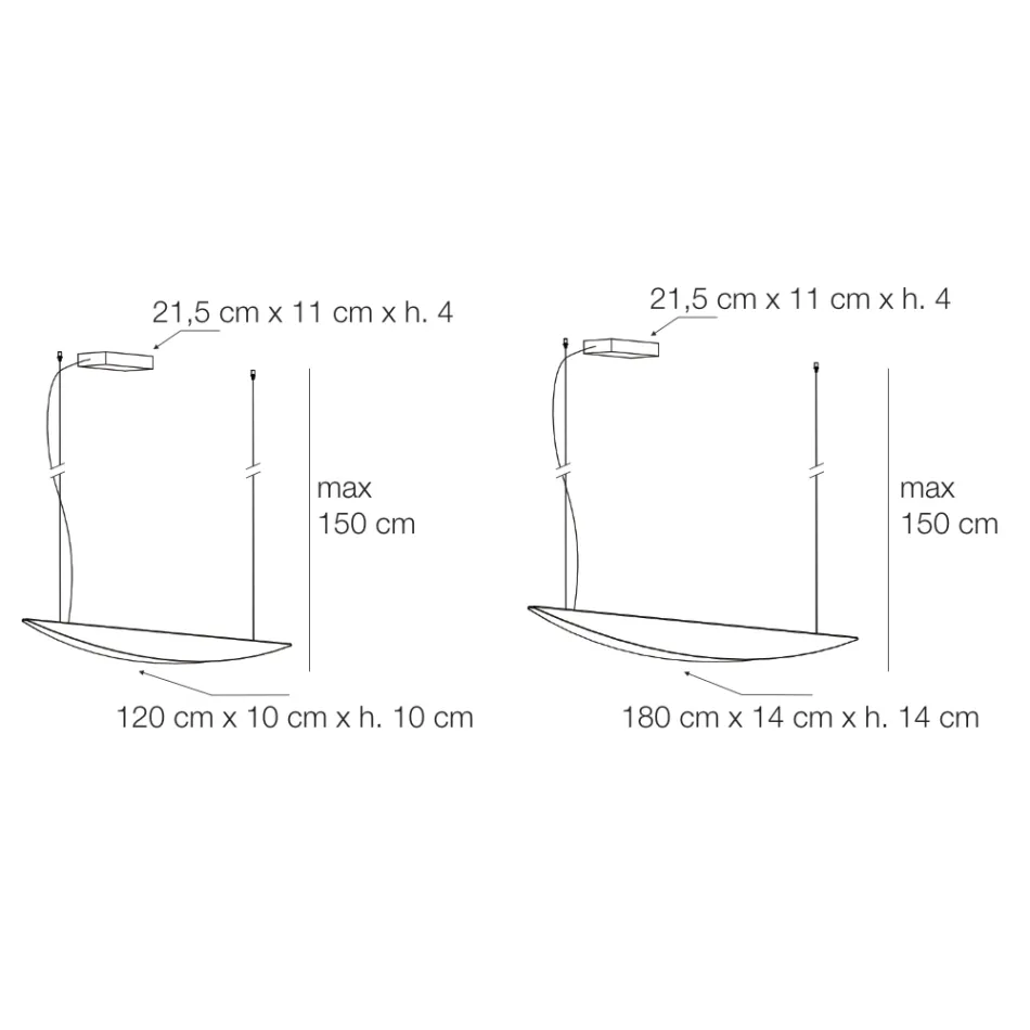 Chandelier Made of Recyclable Aluminum in Various Colors - Mila Viadurini