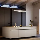 Chandelier Made of Recyclable Aluminum in Various Colors - Mila Viadurini