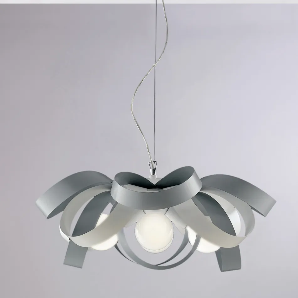 Shabby chic white metal chandelier for tasteful decor – Sea Viadurini