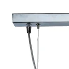 Two-Light Hand-Blown Glass Pendant Lamp Made in Italy - Soffio Viadurini