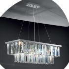 Classic Suspended Chandelier Metal and Luxury Cut Crystal - Mirielle Viadurini