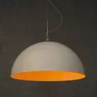 Suspended Chandelier in Laprene and Nebulite - Mezza Luna by In-es.artdesign Viadurini