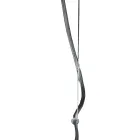 Three-Light Linear Bar Chandelier in Venetian Glass Made in Italy - Elisia Viadurini