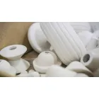 Vintage Green or Yellow Ceramic Chandelier Made in Italy - Ferroluce Lariat Viadurini