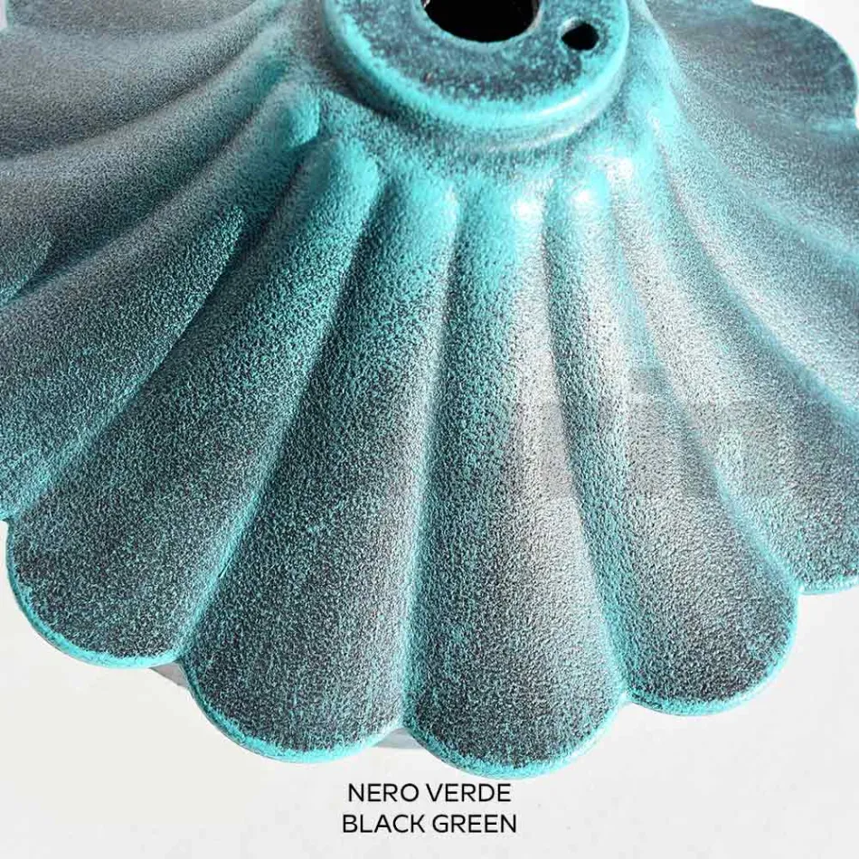 270 cm high street lamp in black acrylic and aluminum Made in Italy - Trovanero Viadurini