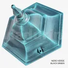 79 cm tall garden lamp in glass and 5 aluminum finishes - Pinako Viadurini