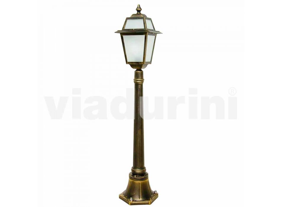 Low streetlight for outdoor in aluminum produced in Italy, Kristel Viadurini