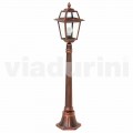 Outdoor low lamppost made with aluminum, produced in Italy, Kristel 