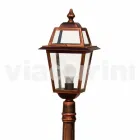 Low streetlight for outdoor in aluminum produced in Italy, Kristel Viadurini