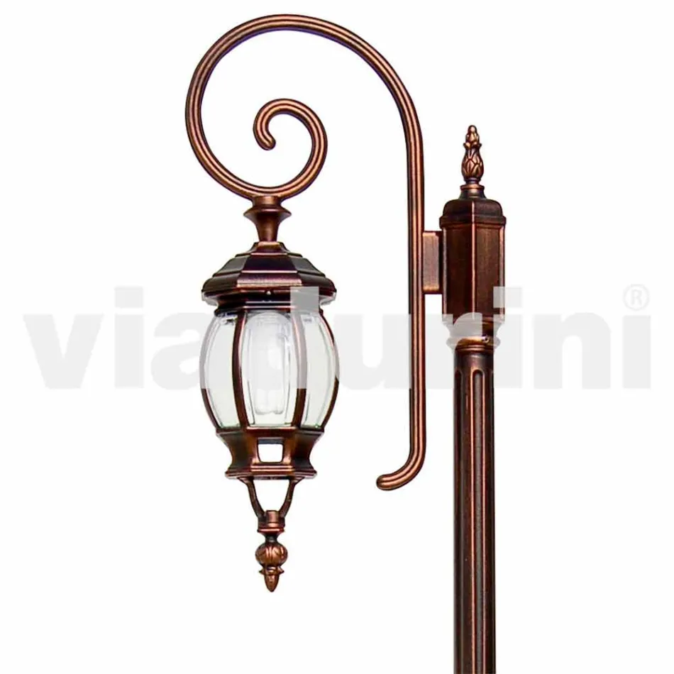 Anika classic aluminum garden lamp made in Italy Viadurini