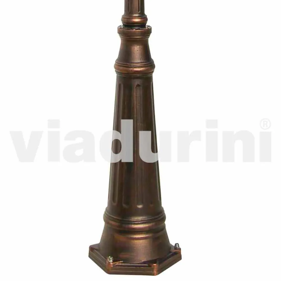 Anika classic aluminum garden lamp made in Italy Viadurini