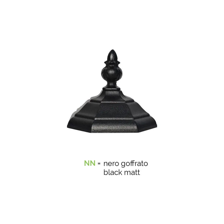 Outdoor Lamp 3 Lights in Aluminum Vintage Style Made in Italy - Leona Viadurini