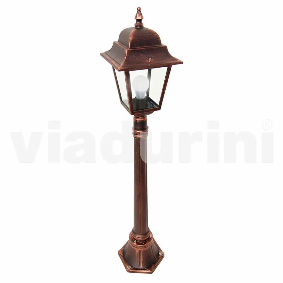 Low aluminum outdoor lamp made in Italy, Aquilina Viadurini