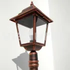 Low aluminum outdoor lamp made in Italy, Aquilina Viadurini