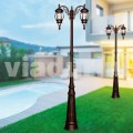 Classic outdoor lamppost made with die-cast aluminum, made Italy,Anika