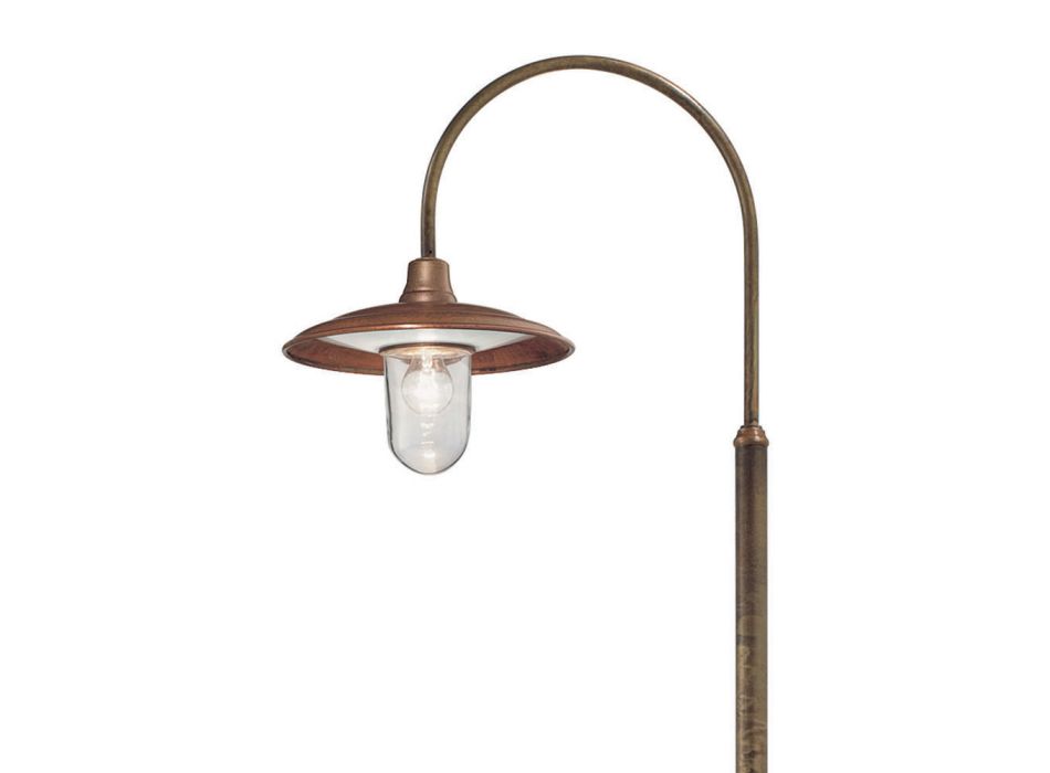 Outdoor Lamp with Brass Frame Made in Italy - Snail Viadurini