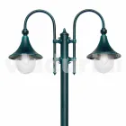 Outdoor lamp made of aluminum with two lights made in Italy, Anusca Viadurini