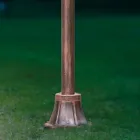 Outdoor Lamppost in Classic Hand Painted Decorated Aluminum - Genoa Viadurini