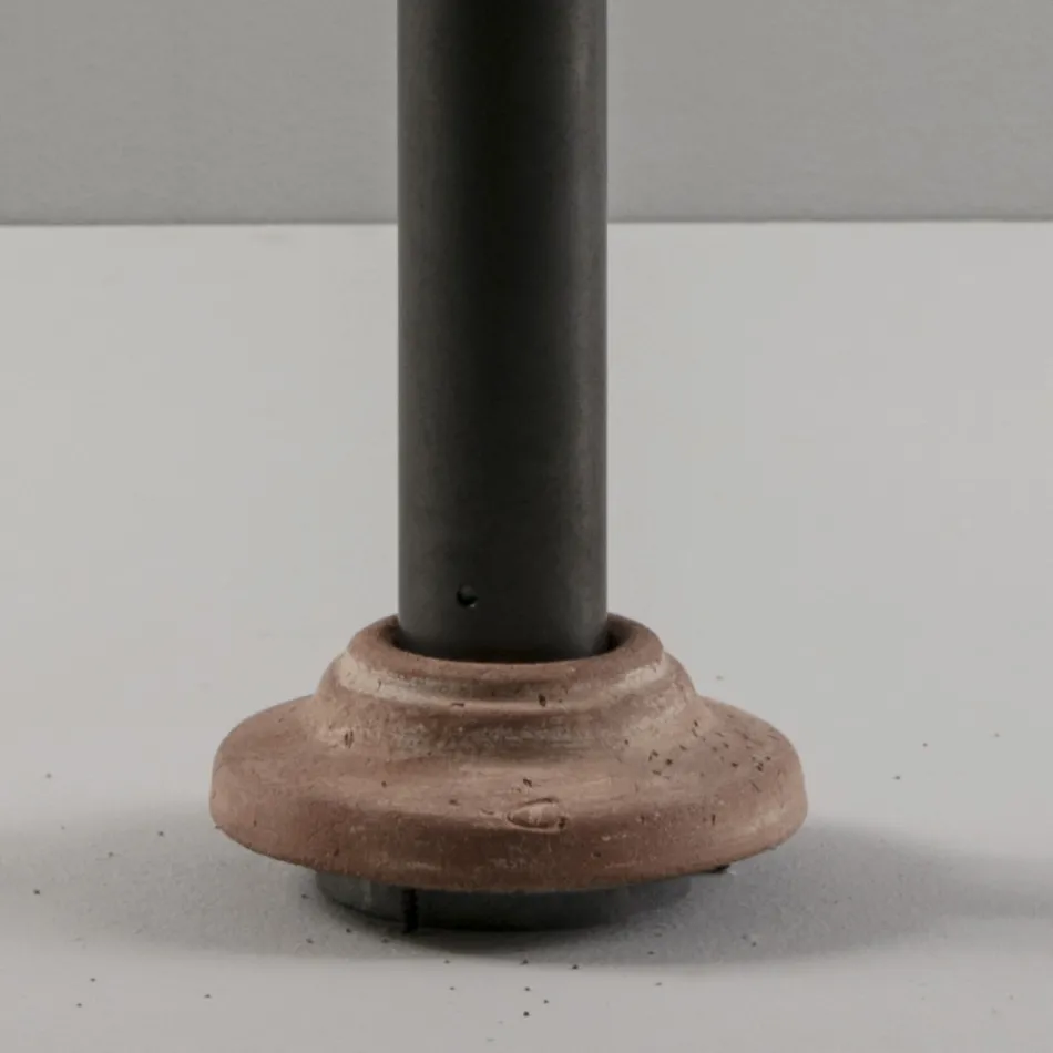 Outdoor lamppost in Aluminum and Galestro Made in Italy - Toscot Spoleto Viadurini