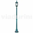 Outdoor lamp post in die-cast aluminum made in Italy, Anika Viadurini