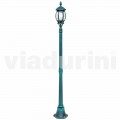 Outdoor lamppost made with die-cast aluminum, made in Italy, Anika