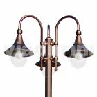 Outdoor lamp post in die-cast aluminum made in Italy, Anusca Viadurini