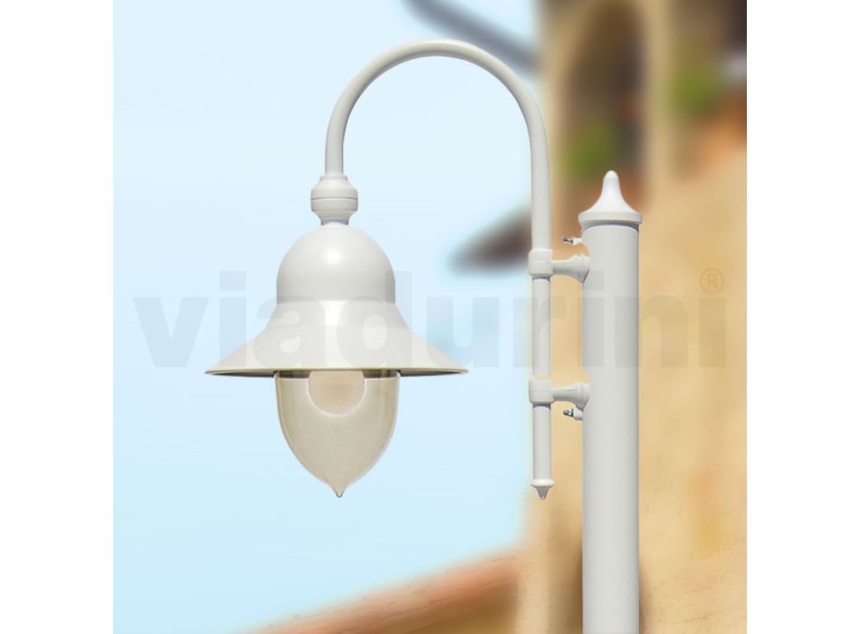 Vintage Style Outdoor Lamp in Aluminum Made in Italy - Cassandra Viadurini