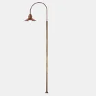Garden Lamp Post with High or Low Arch in Brass and Copper - Edge by Il Fanale Viadurini