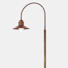 Garden Lamp Post with High or Low Arch in Brass and Copper - Edge by Il Fanale Viadurini