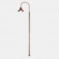 Garden Lamp Post with High or Low Arch in Brass and Copper - Edge by Il Fanale