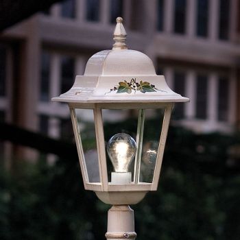 Aluminum Garden Lamp Post Classic Hand Painted Decoration - Gorizia