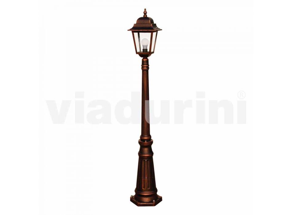 Garden lamp in die-cast aluminum made in Italy, Aquilina Viadurini