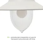 Vintage Garden Lamp 2 Lights in Aluminum Made in Italy - Cassandra Viadurini