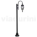 Vintage Garden Lamp in Anthracite Aluminum Made in Italy - Empire