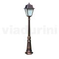 Vintage Style Garden Lamp in Aluminum and Glass Made in Italy - Doroty