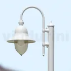 Vintage Style Garden Lamp in Aluminum Made in Italy - Cassandra Viadurini