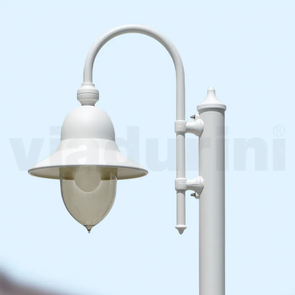 Vintage Style Garden Lamp in Aluminum Made in Italy - Cassandra Viadurini