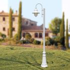 Vintage Style Garden Lamp in Aluminum Made in Italy - Cassandra Viadurini