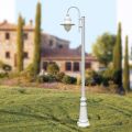 Vintage Style Garden Lamp in Aluminum Made in Italy - Cassandra